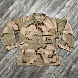 Vintage US Military DCU Desert Camo Combat Jacket Medium Short